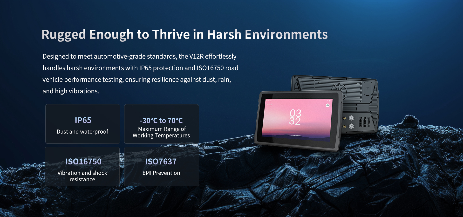 Military-Grade Anti-Vibration and Ultra-Wide Temperature Design