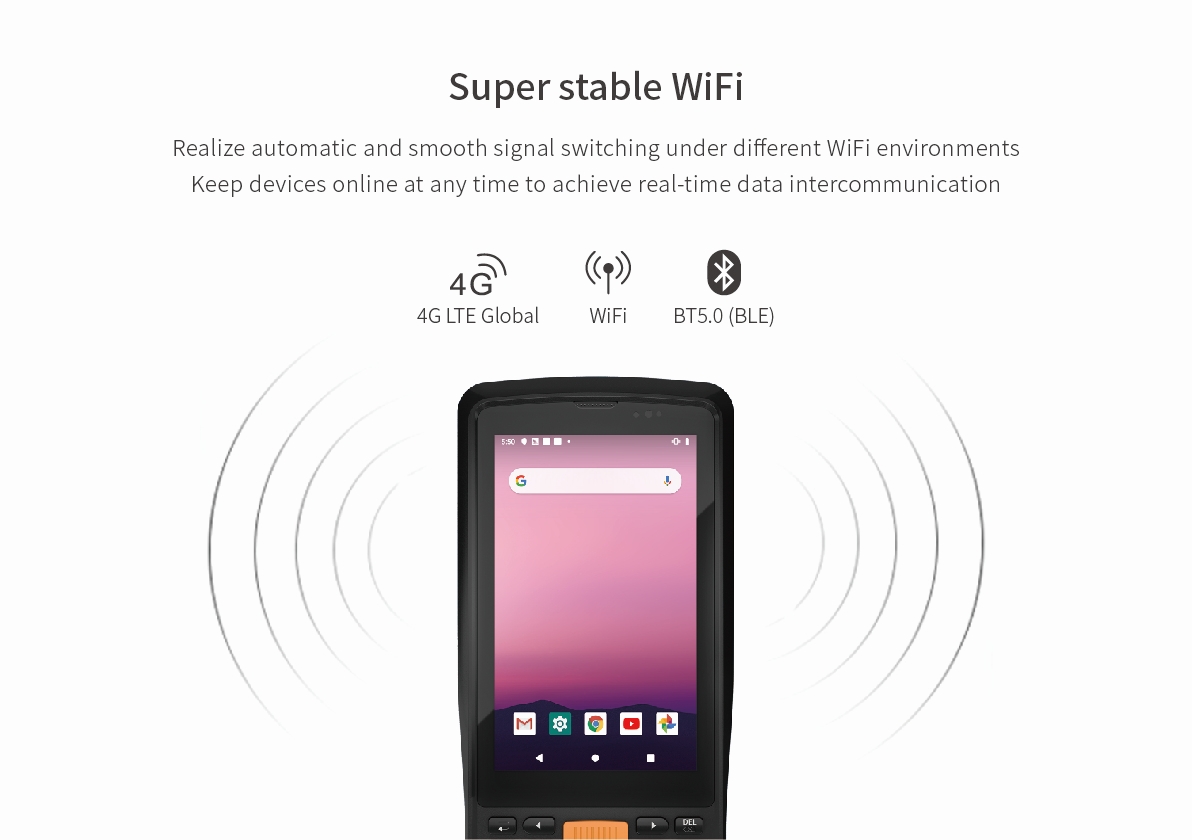 Realize automatic and smooth signal switching under different WiFi environmentsKeep devices online at any time to achieve real-time data intercommunication