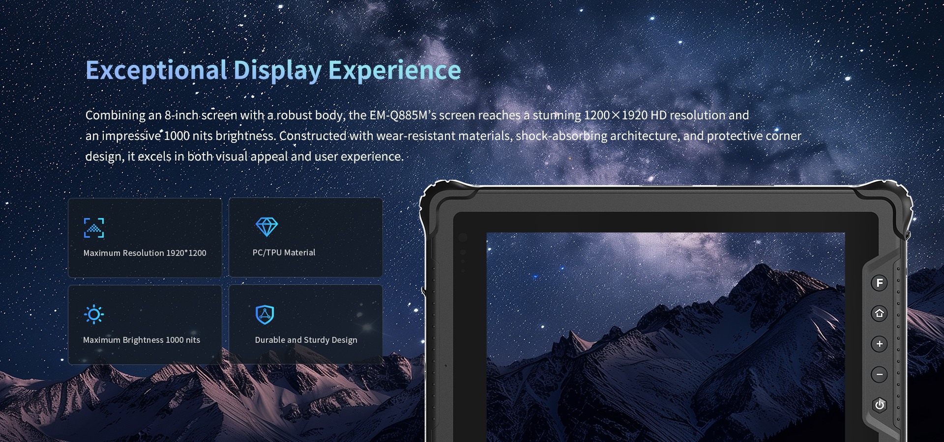 Exceptional Display Experience