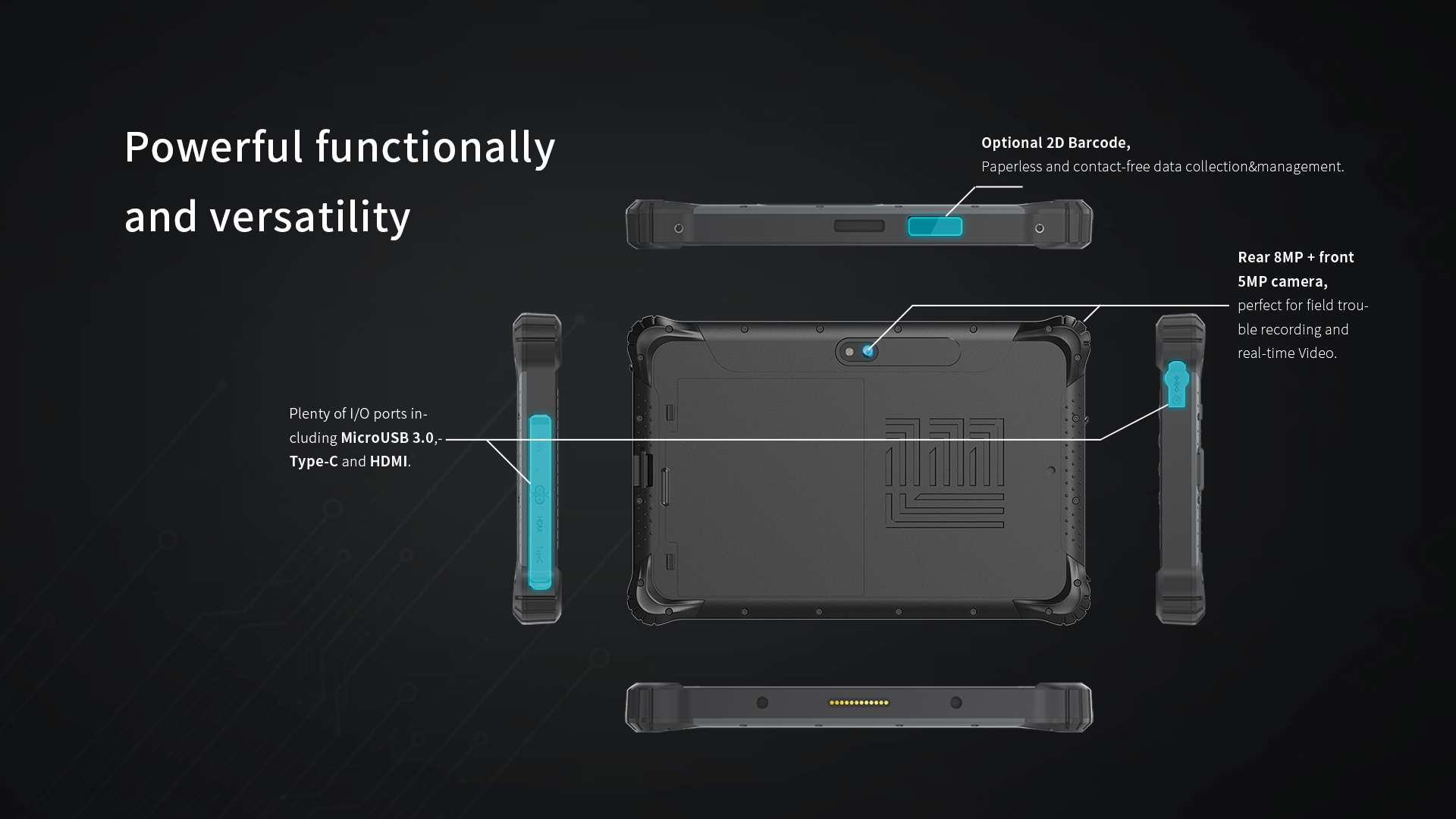 Powerful functionallyand versatility