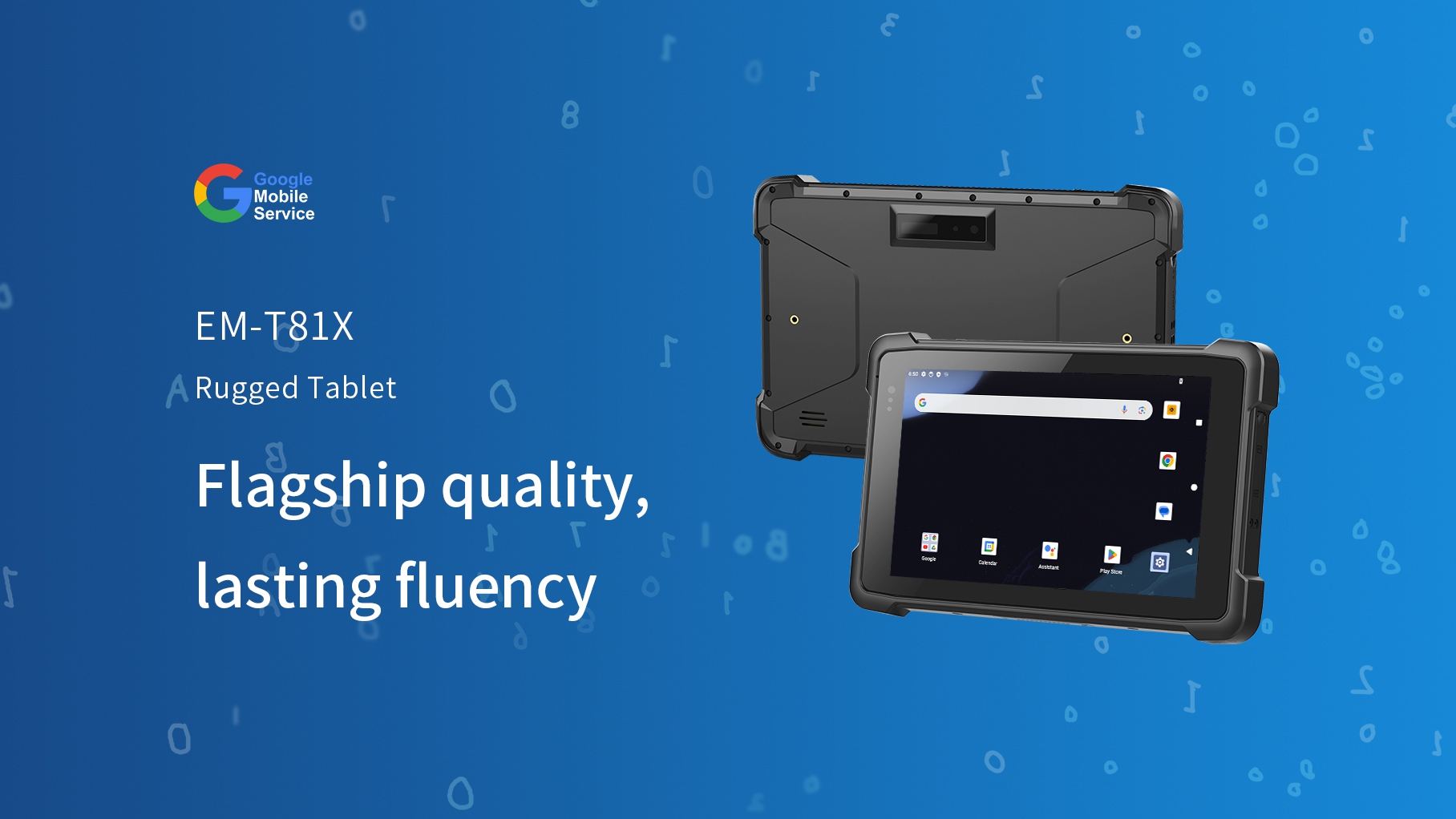 EM-T81X A Rugged Tablet Flagship quality,lasting fluency