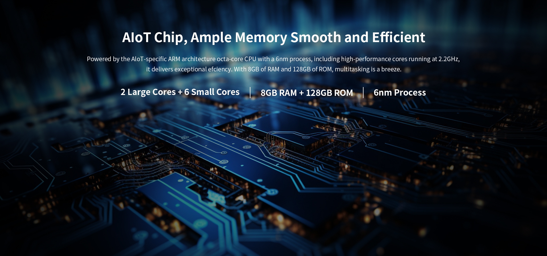 AloT Chip, Ample Memory Smooth and Efficient