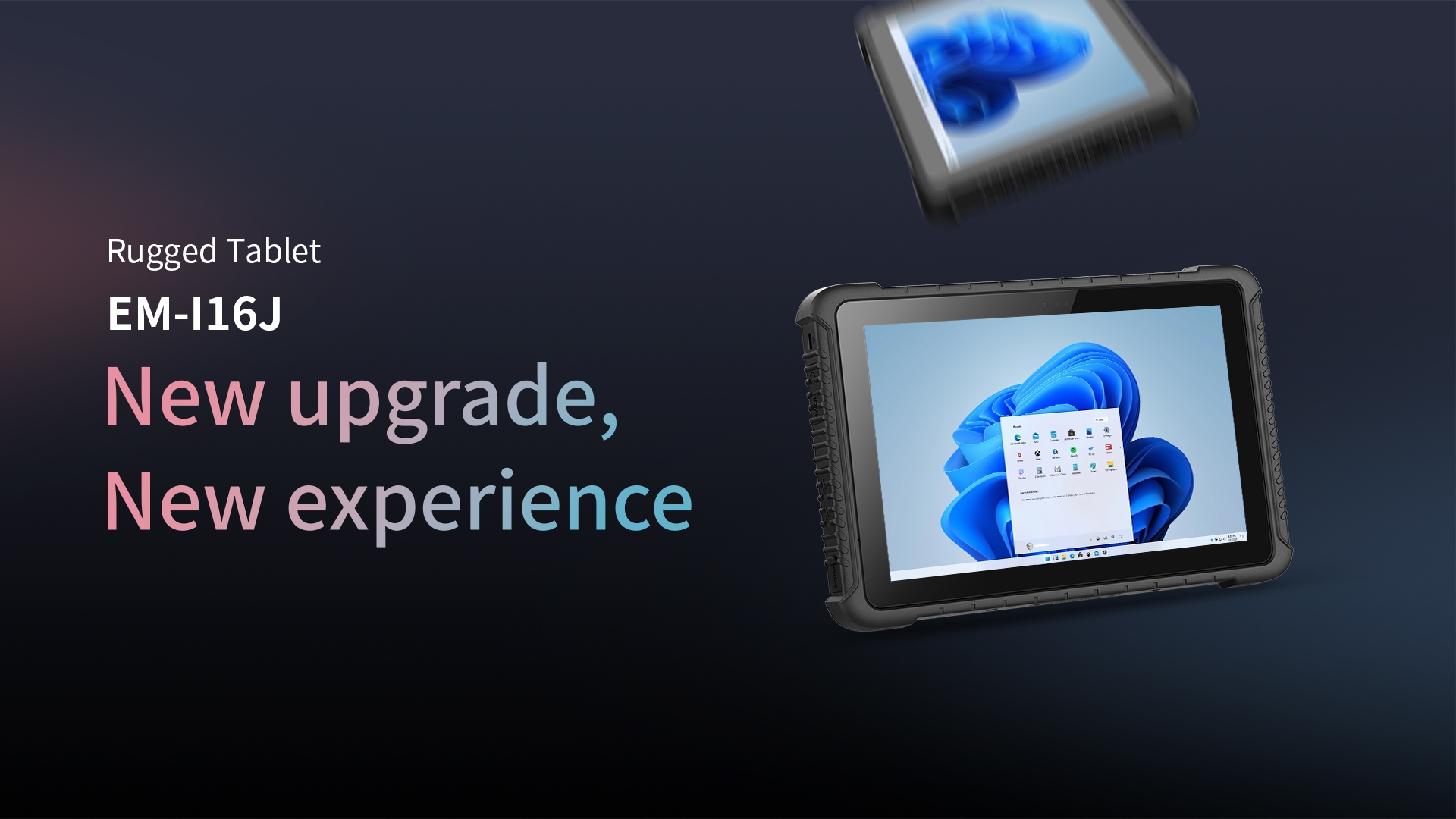 Rugged Tablet EM-I16J New upgrade,New experience