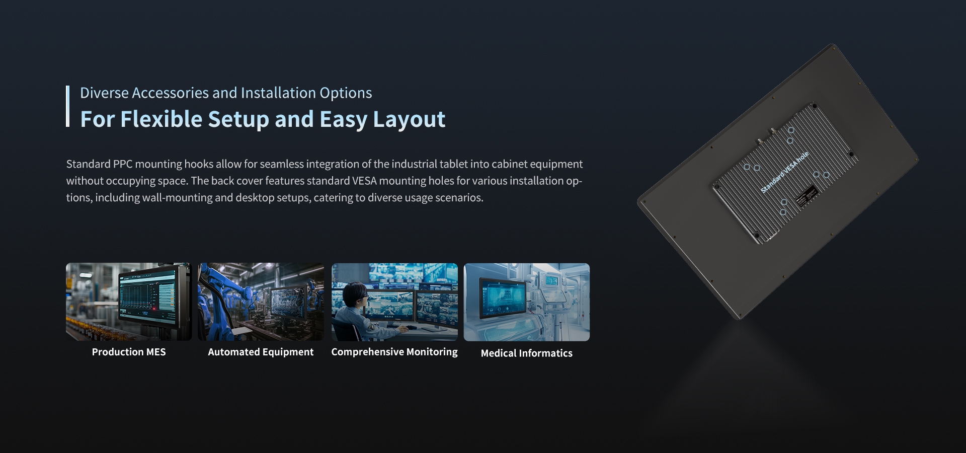 Diverse Accessories and Installation Options For Flexible Setup and Easy Layout