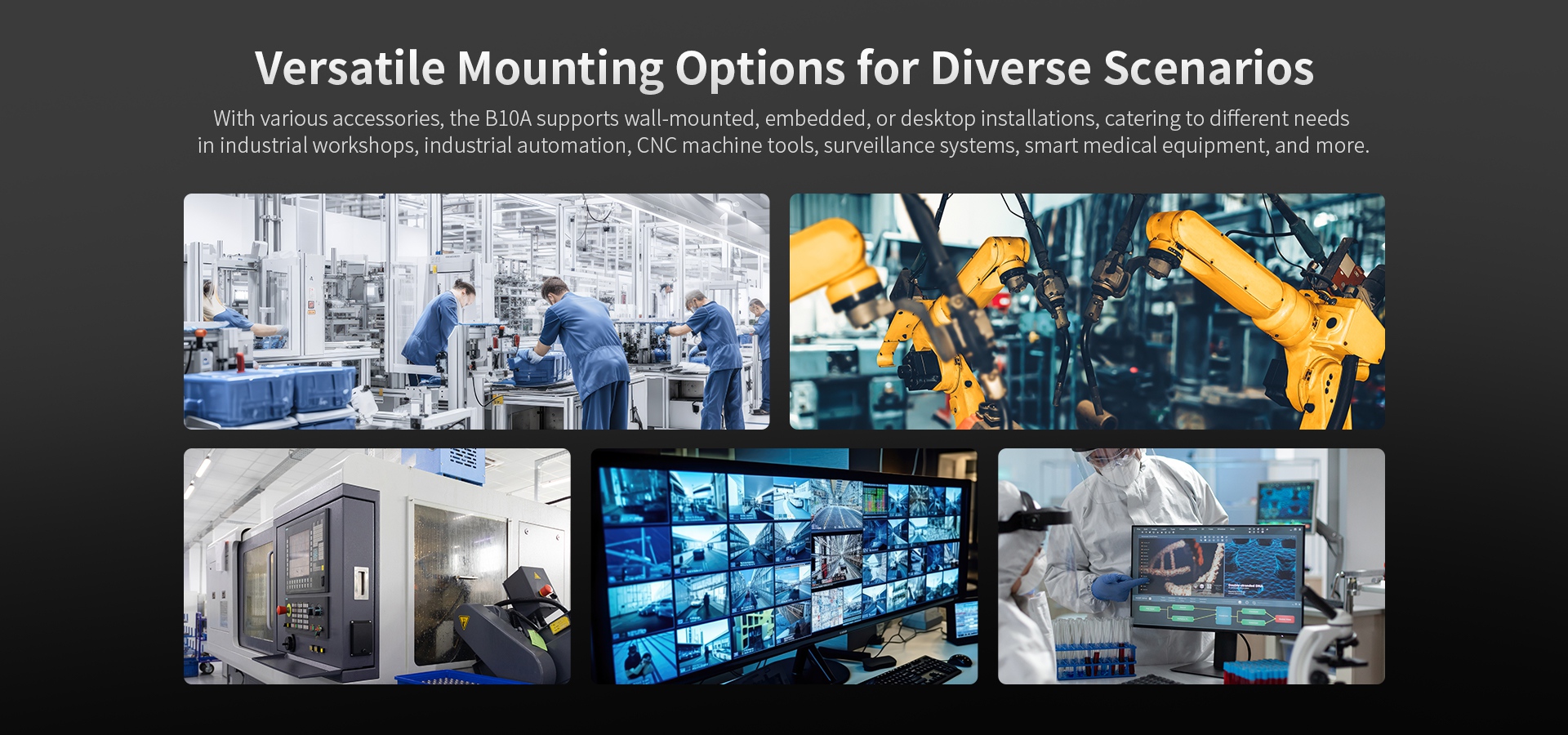 Versatile Mounting Options for Diverse Scenarios