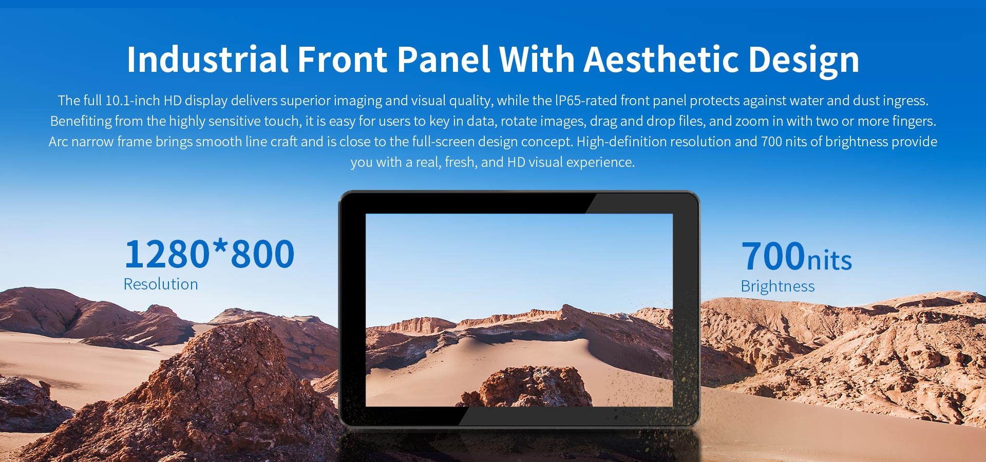 Industrial Front Panel With Aesthetic Design