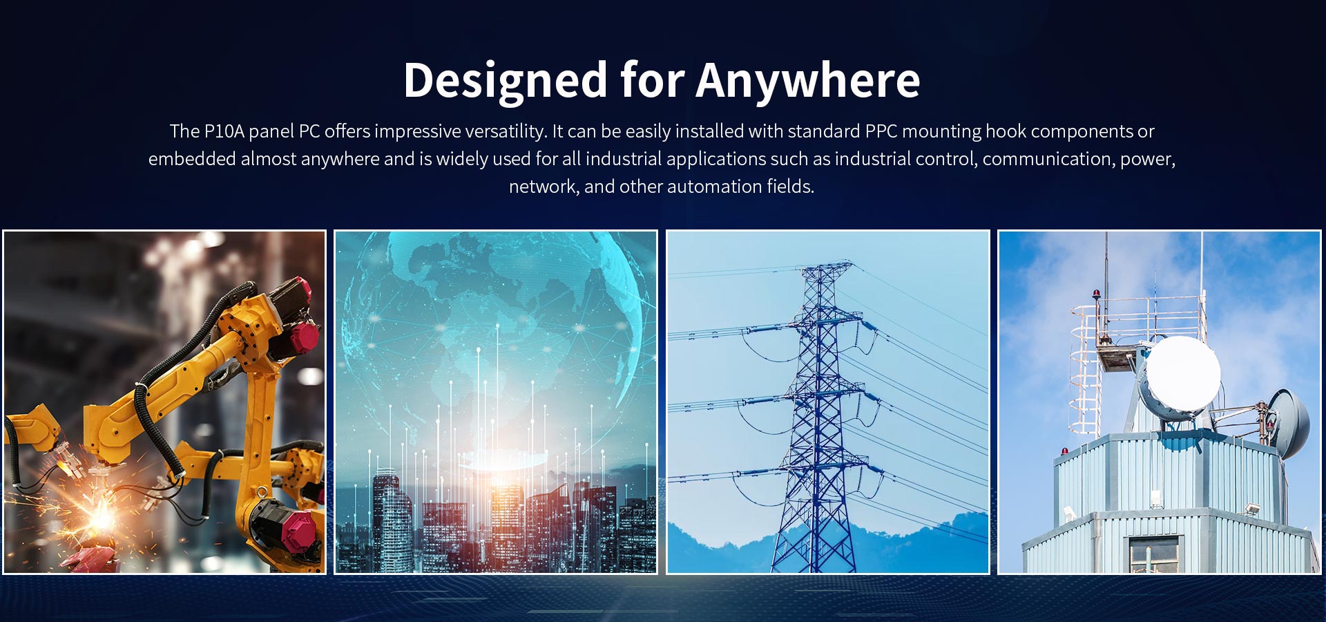 The Pl0A panel Pc offers impressive versatility.