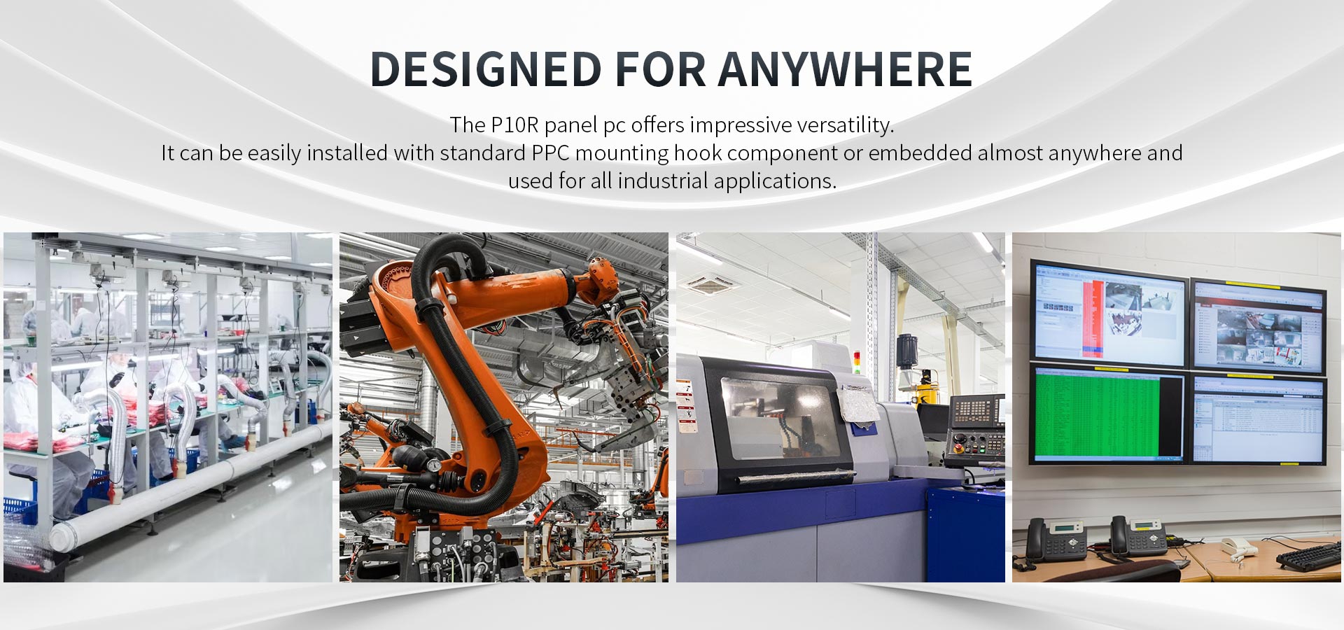 lt can be easily installed with standard PPC mounting hook component or embedded almost anywhere and used for all industrial applications.