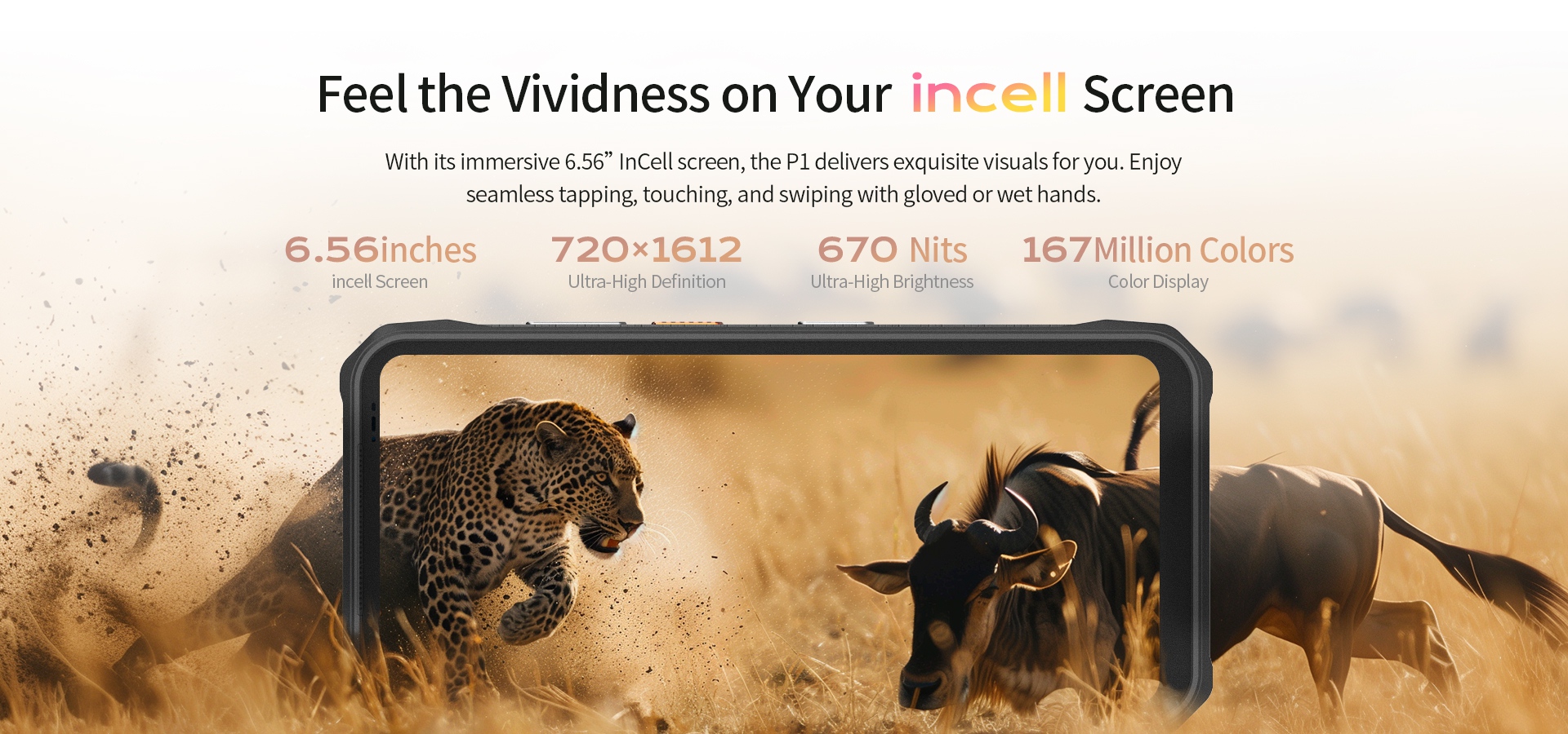 Feel the Vividness on Your incell Screen
