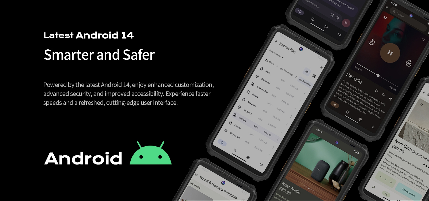 Latest Android 14 Smarter and Safer