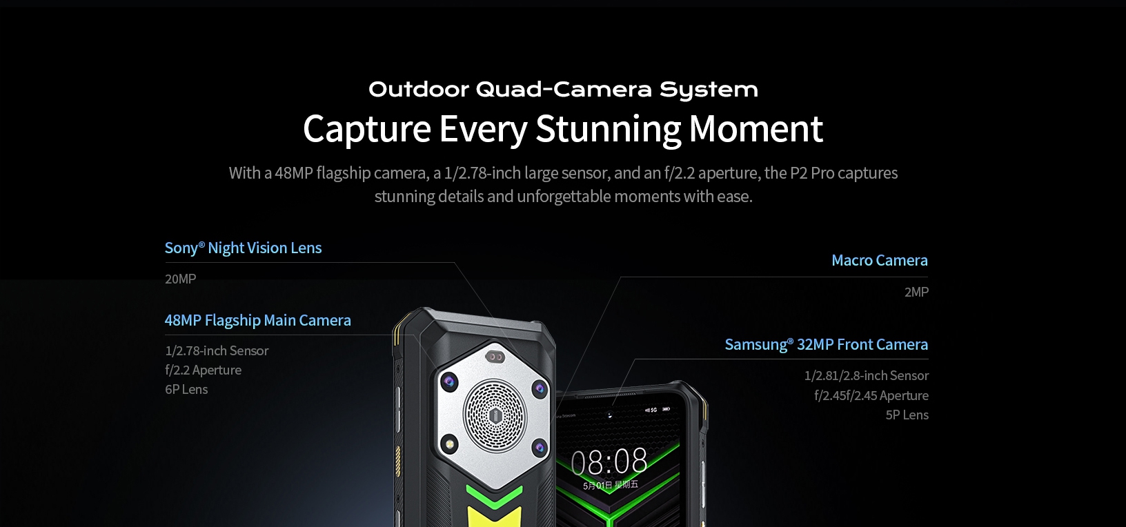 Outdoor Quad-Camera SystemCapture Every Stunning Moment