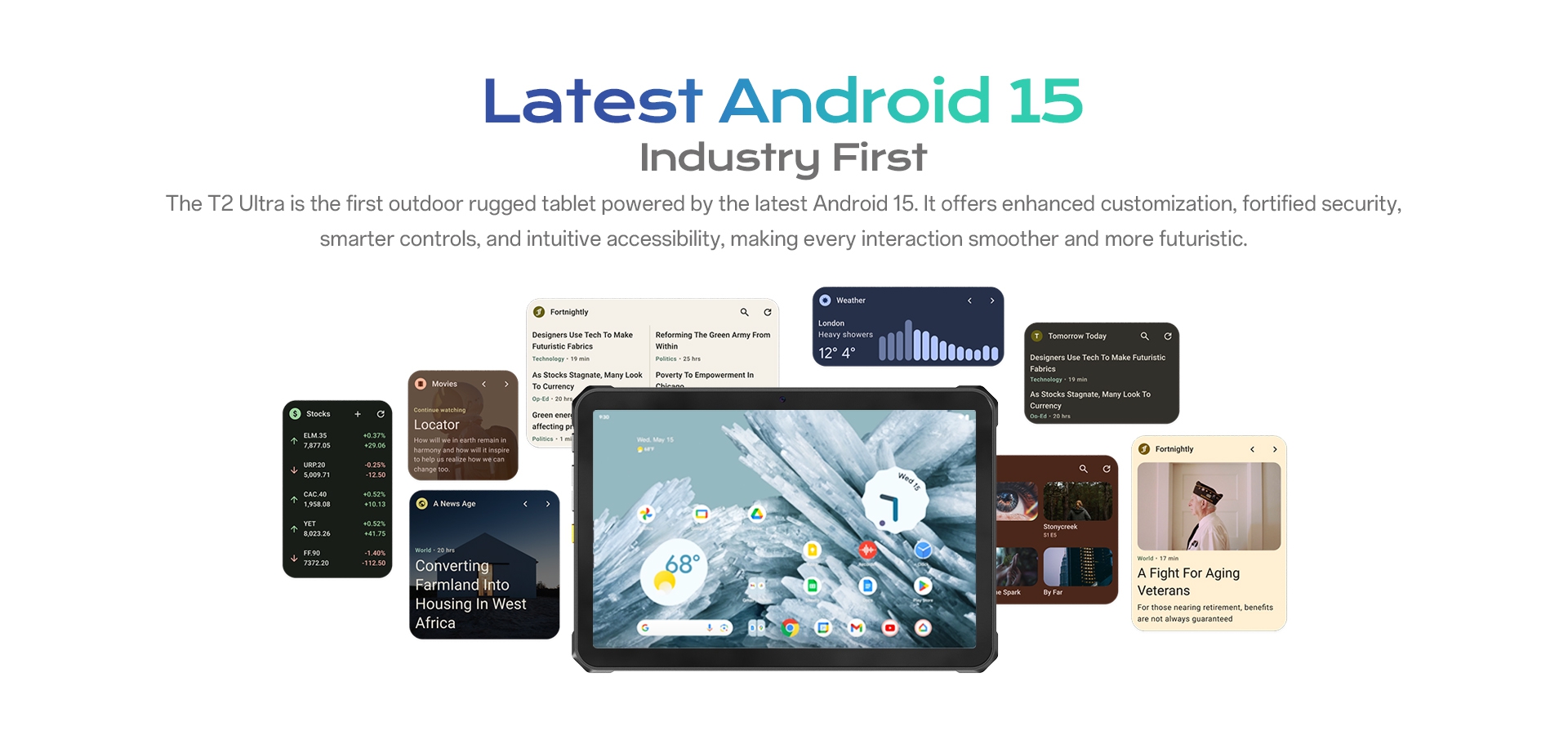 Latest Android 15Industry First