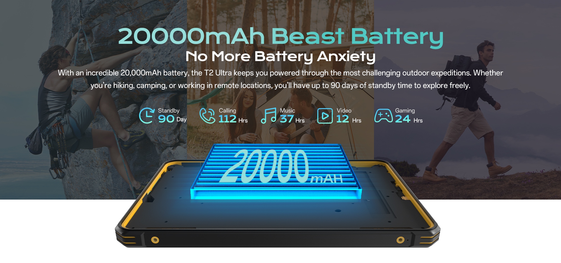 20000mAh Beast Battery No More Battery Anxiety