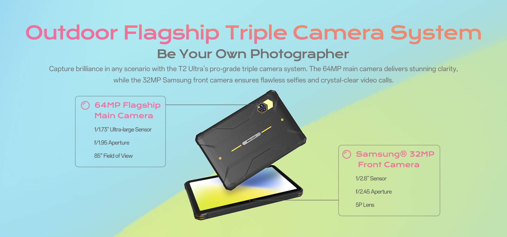 Outdoor Flagship Triple camera System