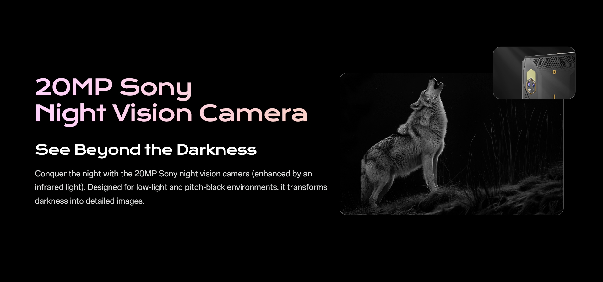20MP SonyNight Vision camera