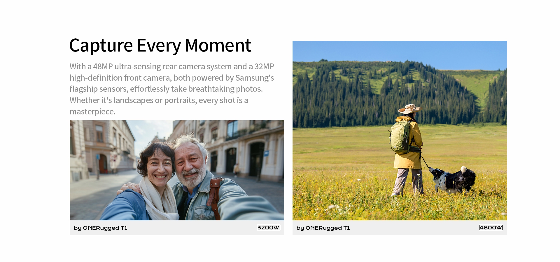 With a 48MP ultra-sensing rear camera system and a 32MPhigh-definition front camera