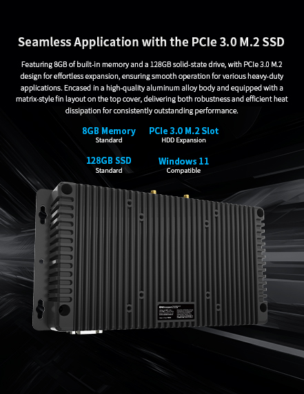 Seamless Application with the Pcle 3.0 M.2 SSD