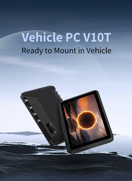 Vehicle PC V10T Ready to Mount in Vehicle