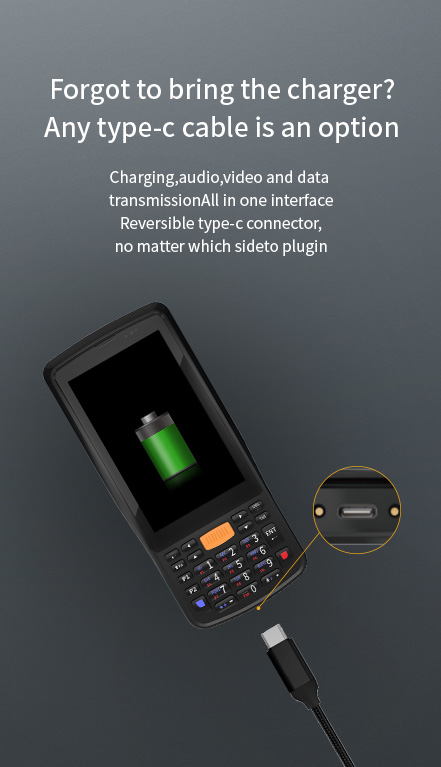 Charging, audio, video and data transmissionAll in one interface Reversible type-cconnector, no matter which side to plug in