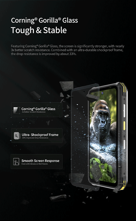 Corning® Gorilla®GlassTough & Stable