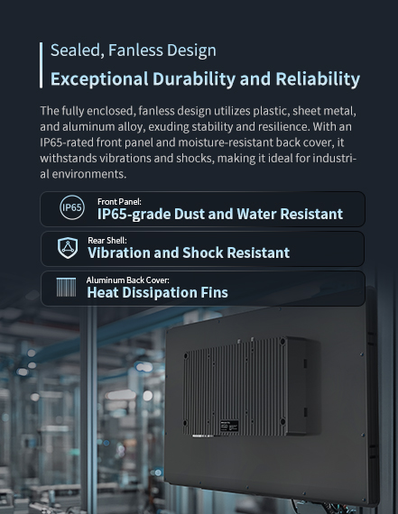 Sealed, Fanless Design Exceptional Durability and Reliability