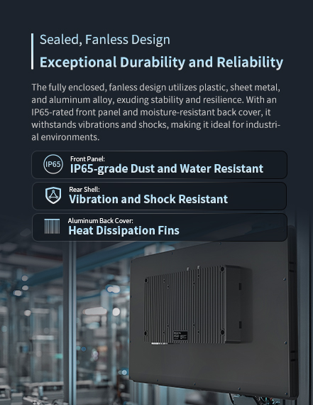 The fully enclosed, fanless design utilizes plastic, sheet metal, and aluminum alloy, exudingstability and resilience. 