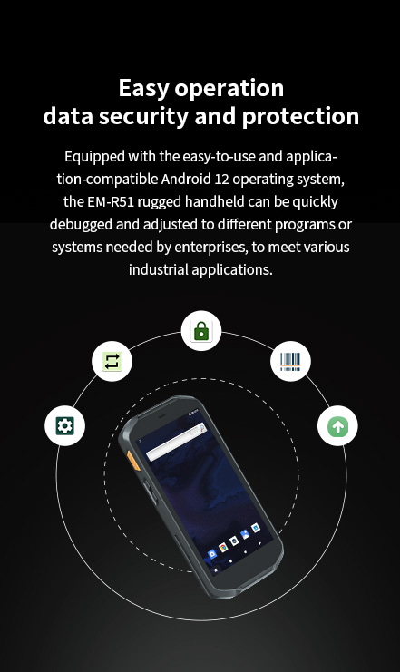 Easy operation, data security and protection