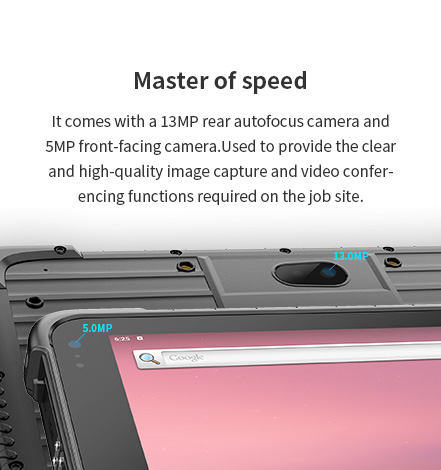 It comes with a 13MP rear autofocus camera and 5MP front-facing camera.