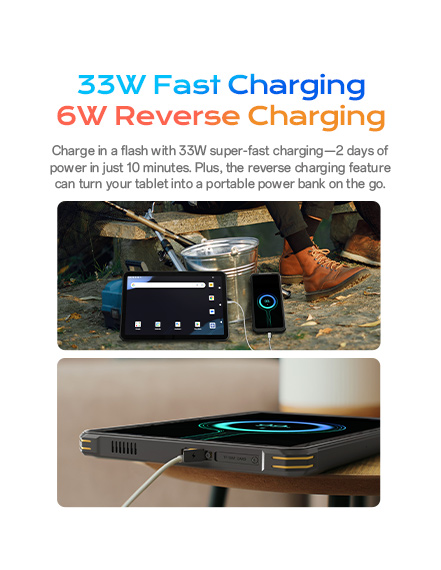 33W Fast charging/6W Reverse charging