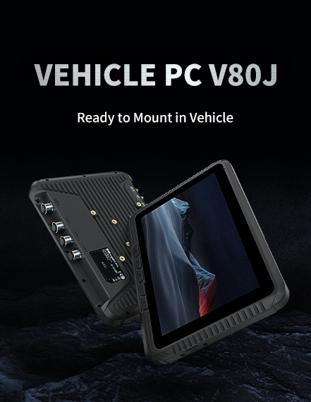Vehicle PC V80J Ready to Mount in Vehicle
