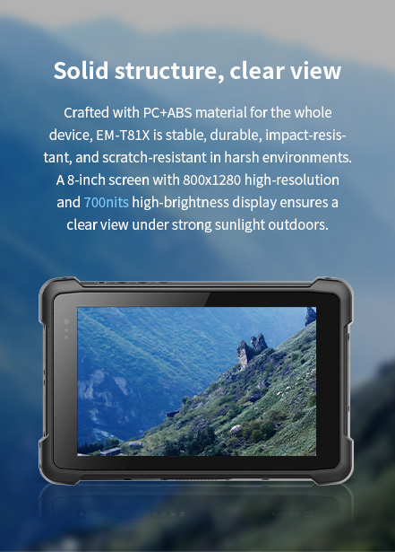 Solid structure, clear view