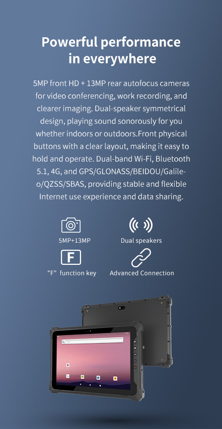 5MP frontHD+ 13MP.Dual-band Wi-Fi, Bluetooth 5.1,4G,and GPS/GLONASSBEIDOU/Galileo/QZSS/SBAS.