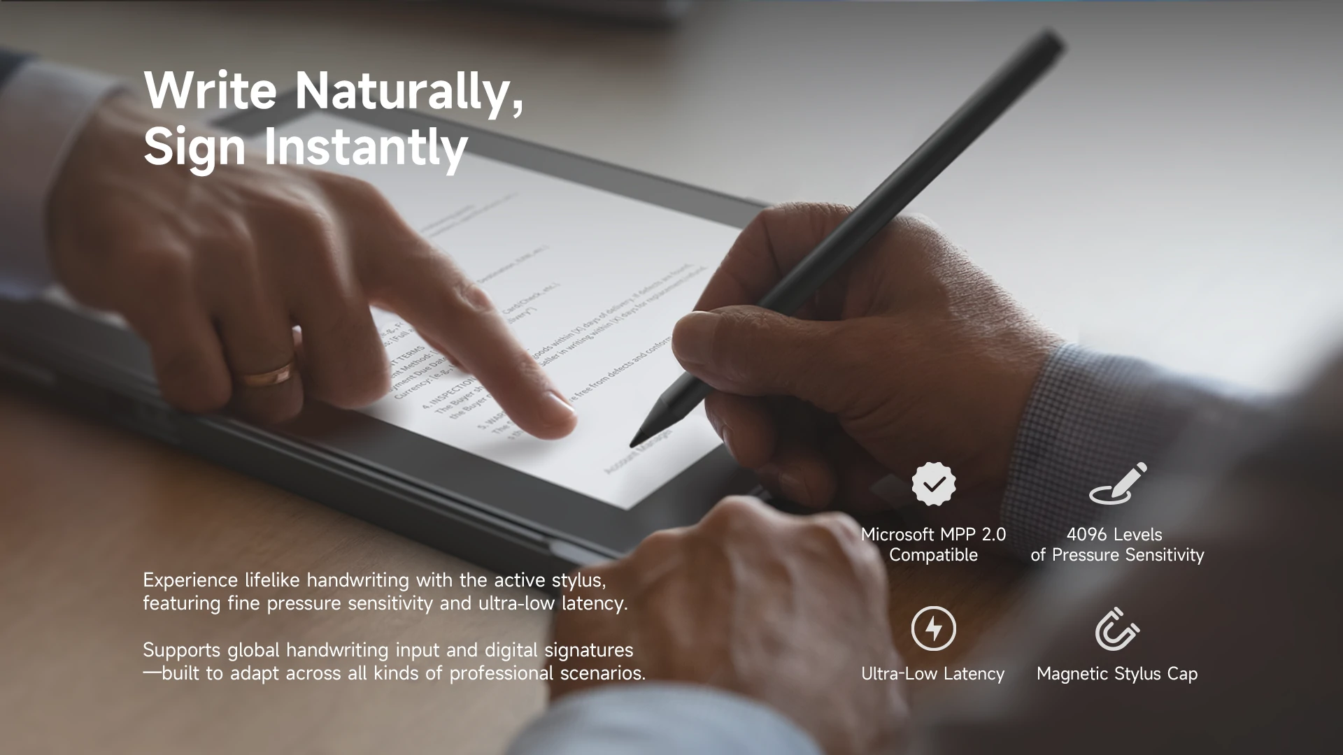 Write Naturally,Sign Instantly