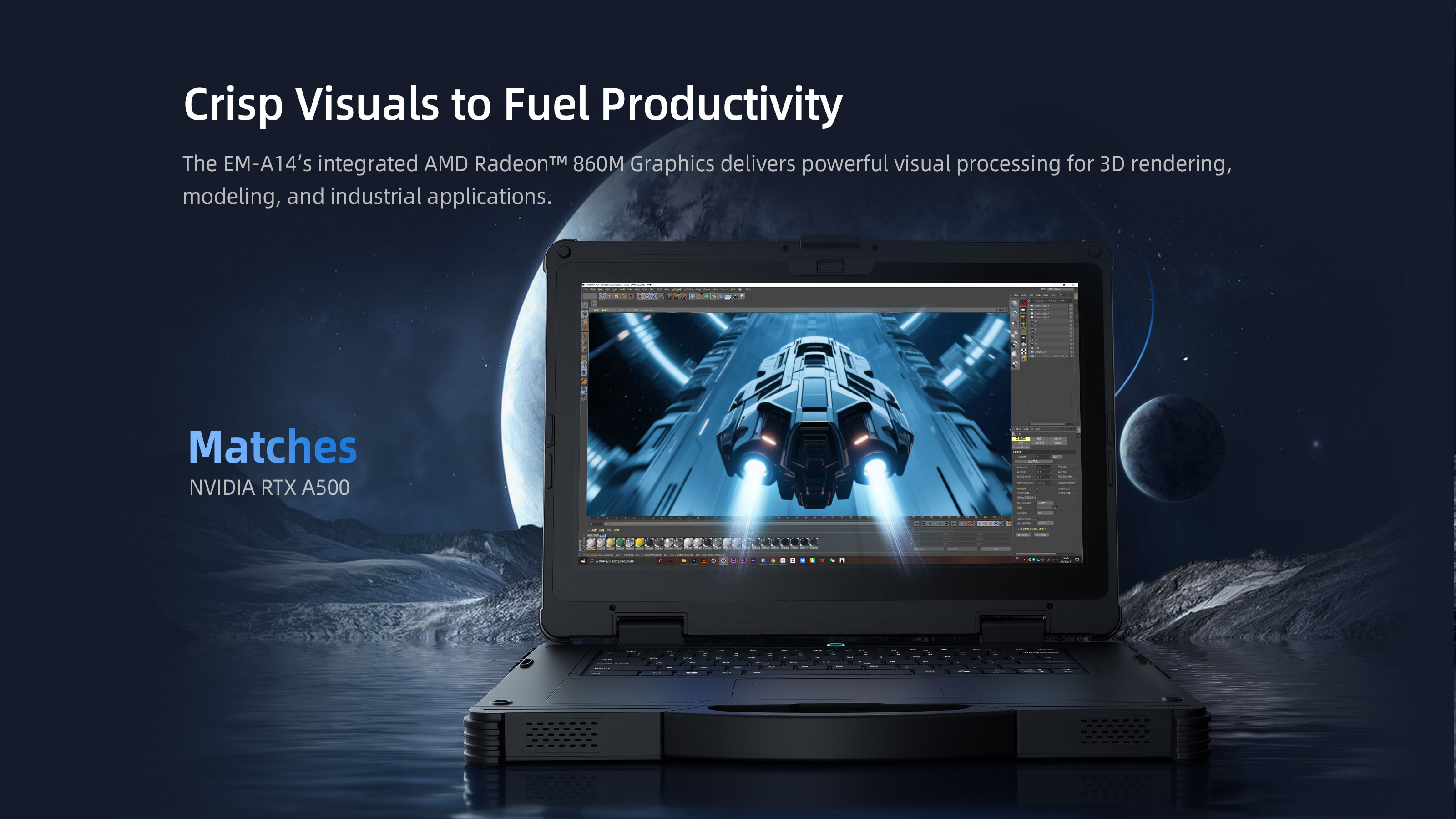 EM-A14 AMD Radeon 860M Graphics Performance