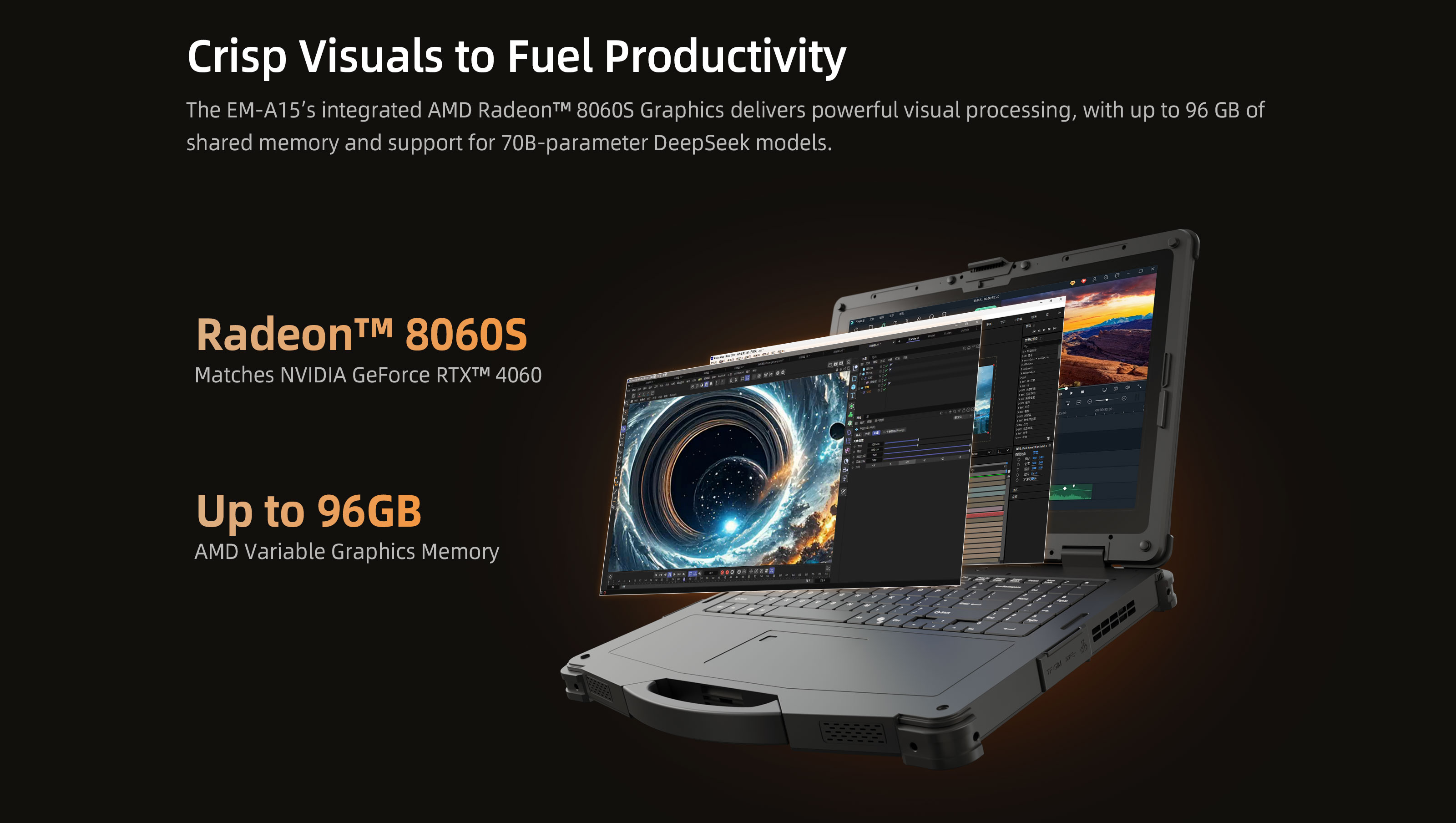 EM-A15 AMD Radeon 8060S Graphics Performance Mobile
